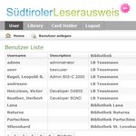 Südtiroler Leserausweis für die öffentlichen Bibliotheken