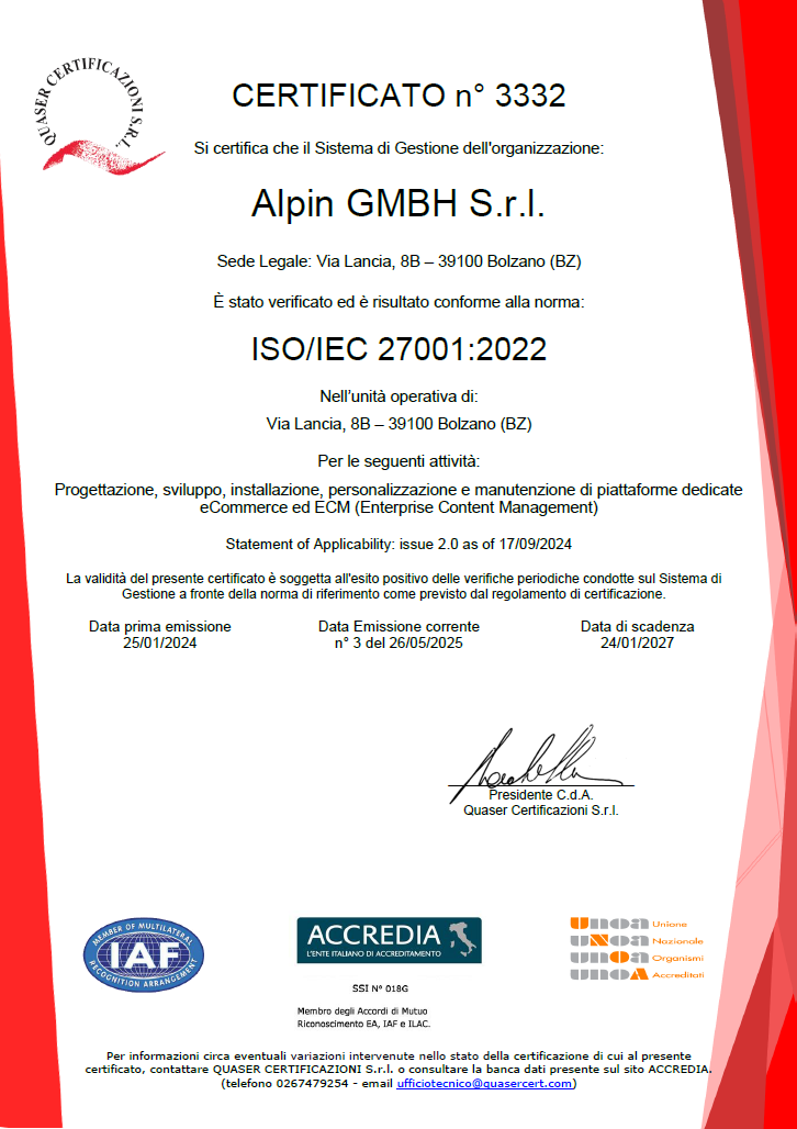 ISO-Zertifikat