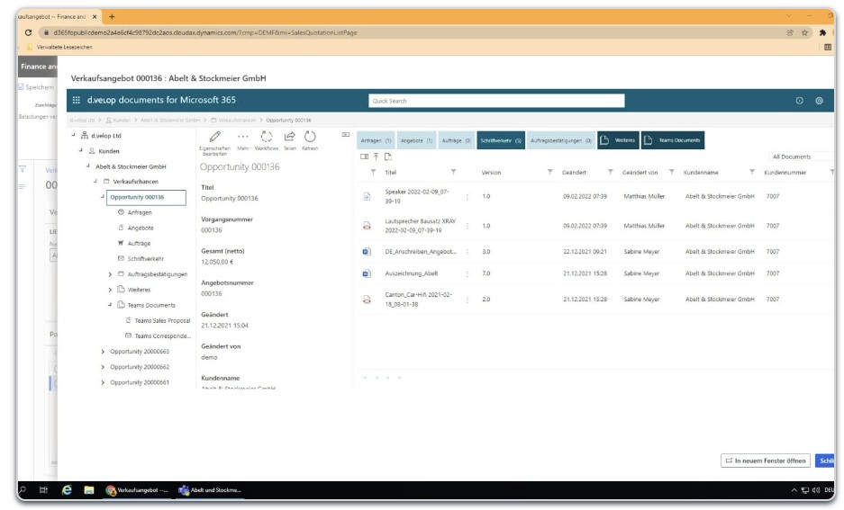Dokumentenmanagement mit Microsoft Dynamics 365 F&O